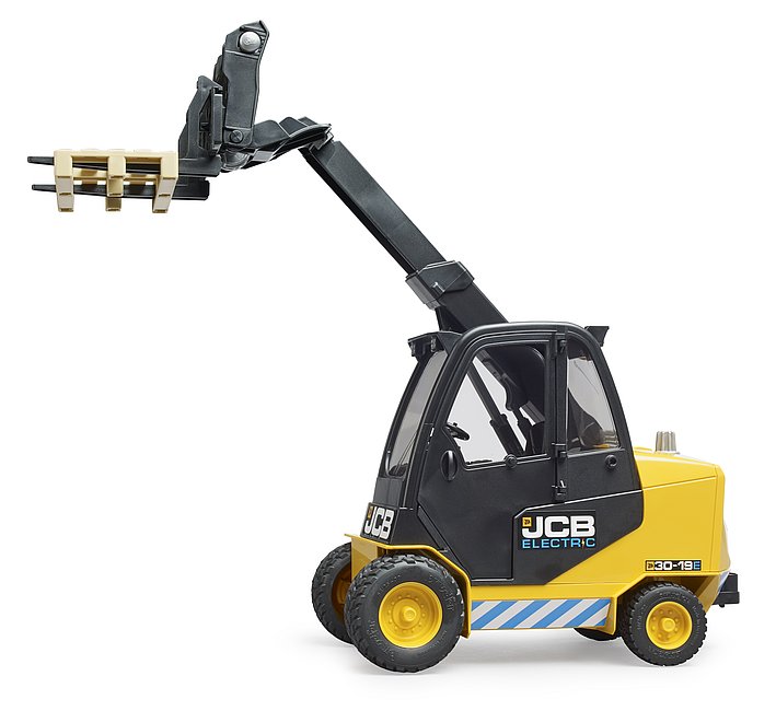 JCB Teletruk      Artikel Nr. 02512     Größe 31,7 cm × 11,0 cm × 18,2 cm     Altersempfehlung ab 4 Jahren