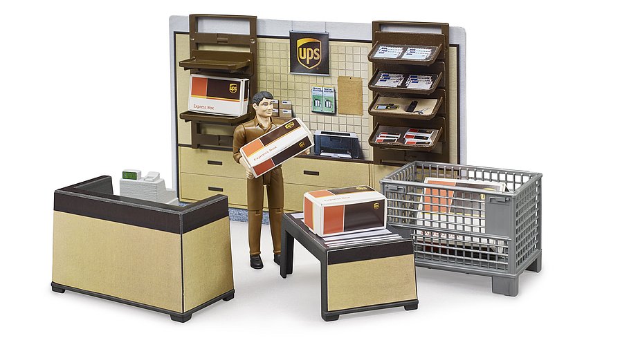 bworld UPS Paketshop mit Figur