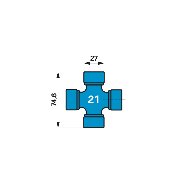 Gelenkwelle AW21, 560mm