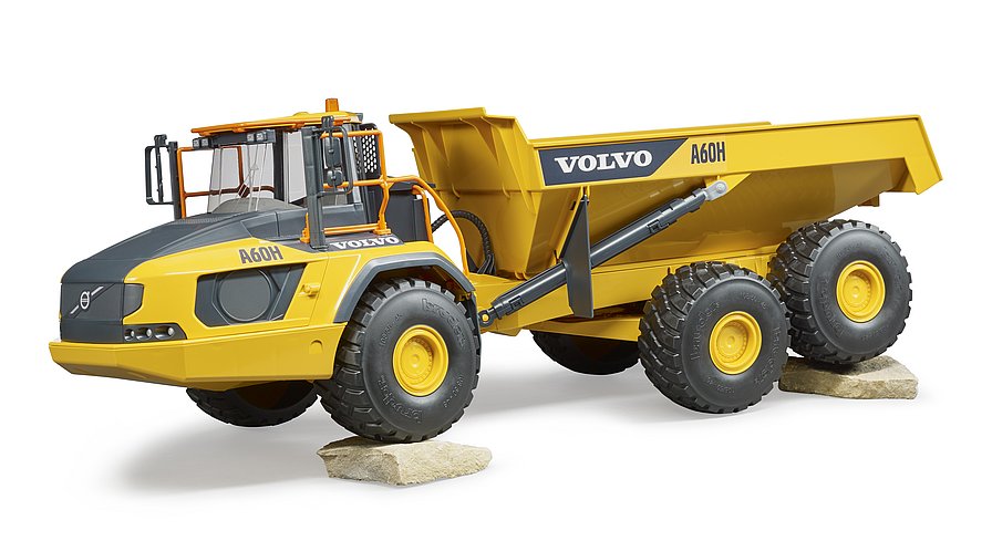 Volvo Dumper A60H      Artikel Nr. 02455     Größe 68,0 cm × 22,5 cm × 22,5 cm     Altersempfehlung ab 3 Jahren