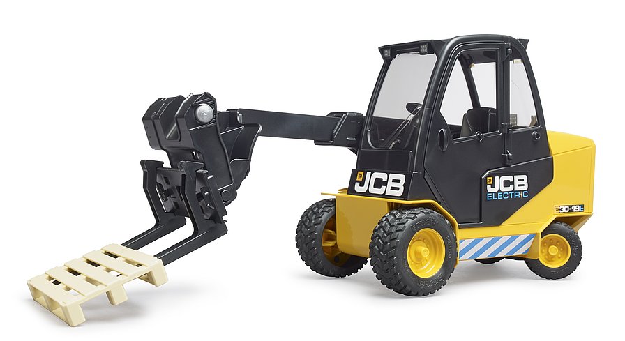 JCB Teletruk      Artikel Nr. 02512     Größe 31,7 cm × 11,0 cm × 18,2 cm     Altersempfehlung ab 4 Jahren