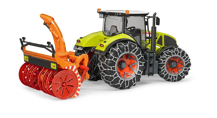 Claas Axion 950 mit Schneeketten und Schneefräse      Artikel Nr. 03017     Größe 48,0 cm × 18,0 cm × 21,0 cm     Altersempfehlung ab 4 Jahren